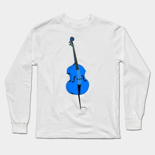 Blue double bass Long Sleeve T-Shirt